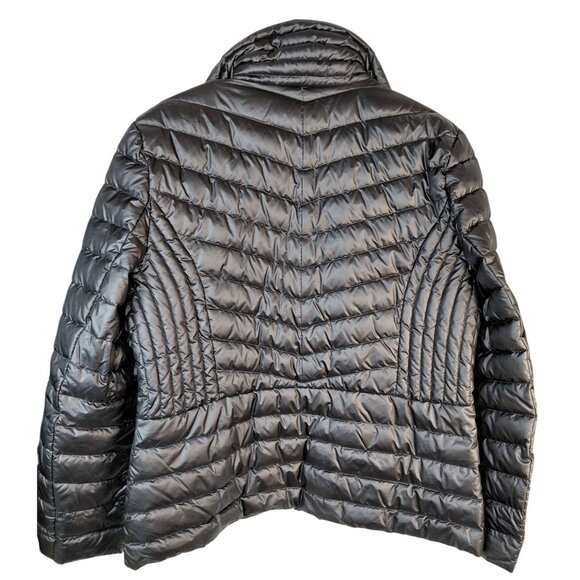 Kenneth Cole Reaction Women's Black Puffer Jacket XXL With Zip Pockets & Quilted - Picture 2 of 11